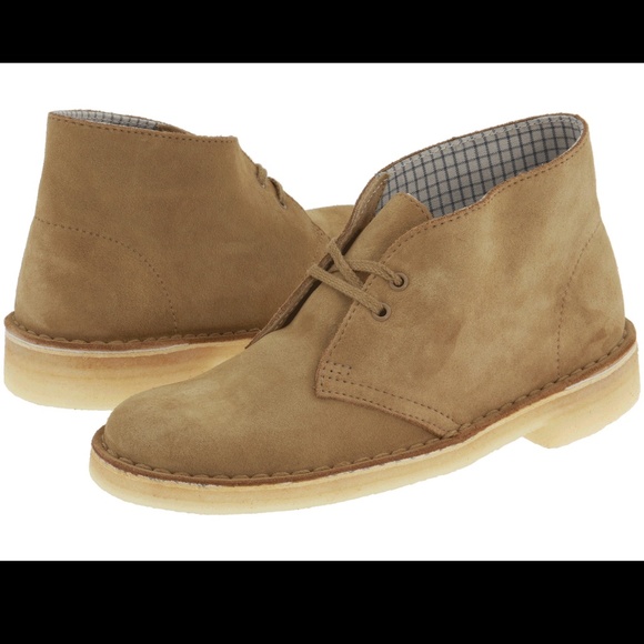 Clarks Classics Desert Boot Beige Suede Size 10 - Picture 1 of 11